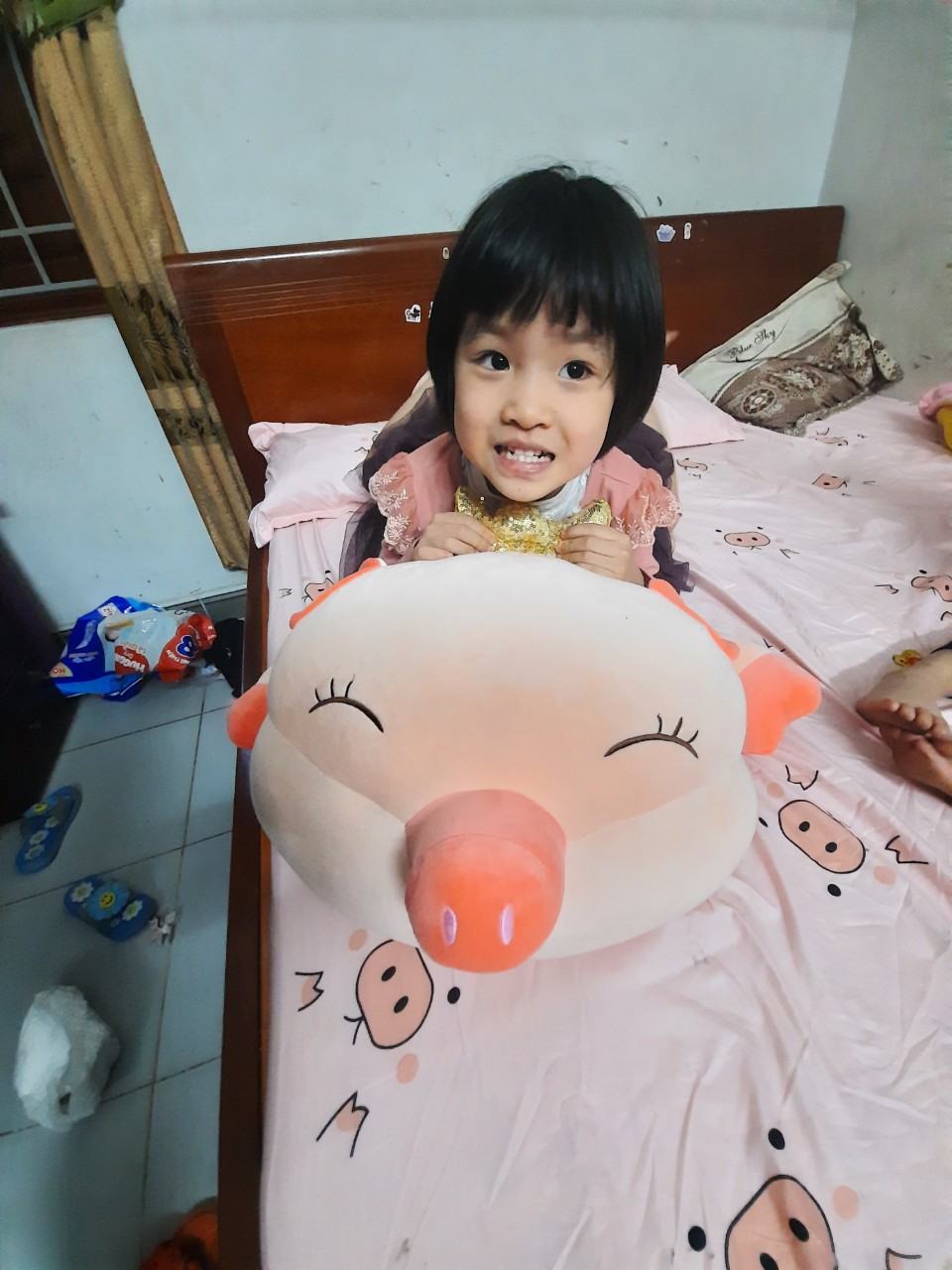 Gấu bông heo thiên thần cực yêu