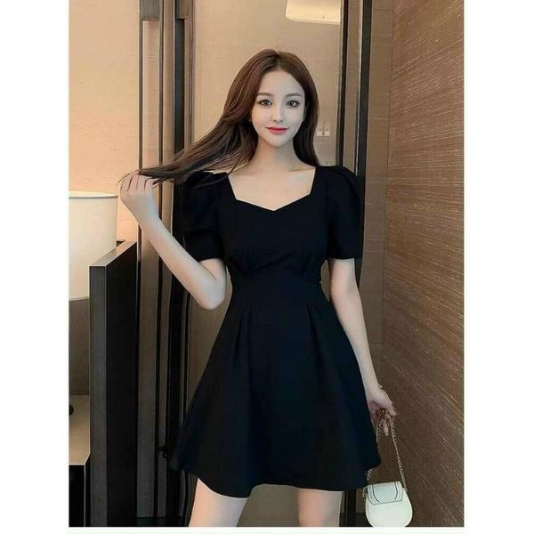 ĐẦM NỮ DÁNG SUÔNG ĐAN CHÉO DÂY LƯNG
