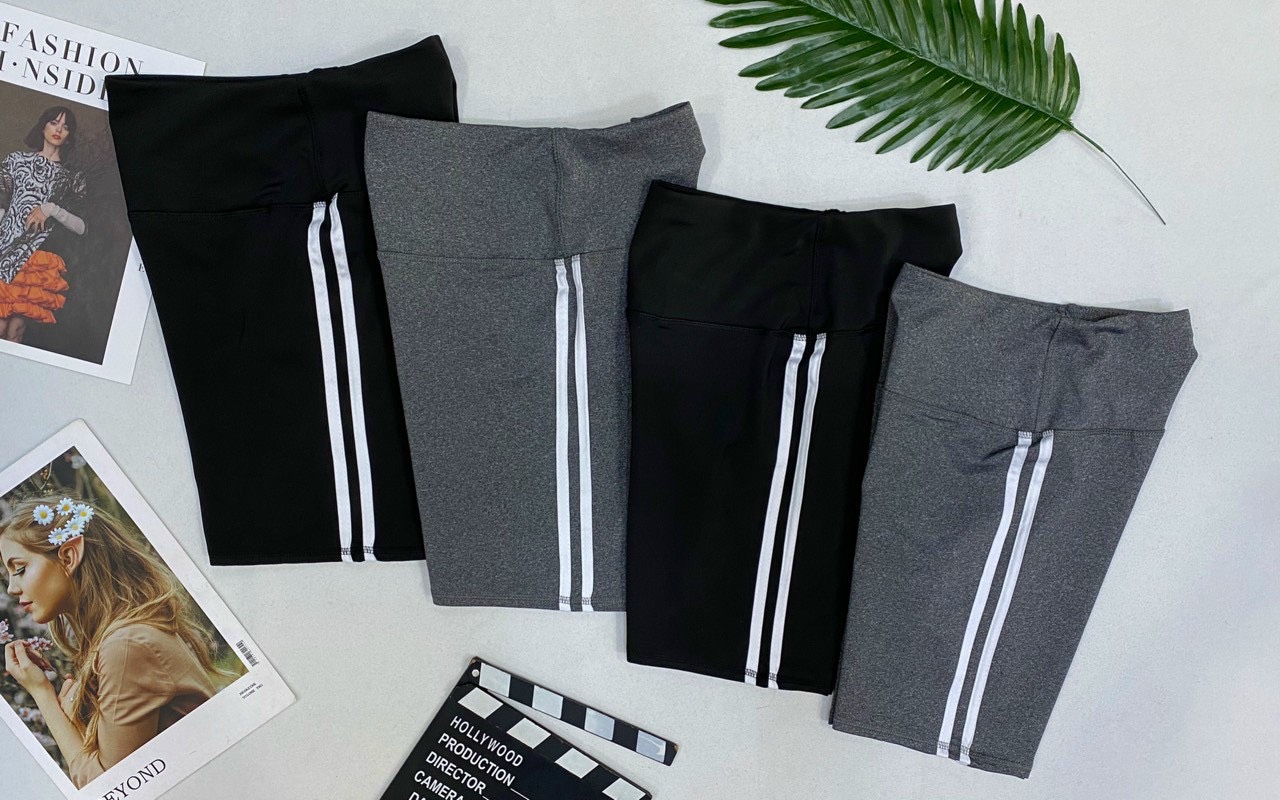 Quần Legging Đùi,Lửng Ngố Nâng Mông Cạp Cao Siêu Hot Siêu Co Giãn Loại 1