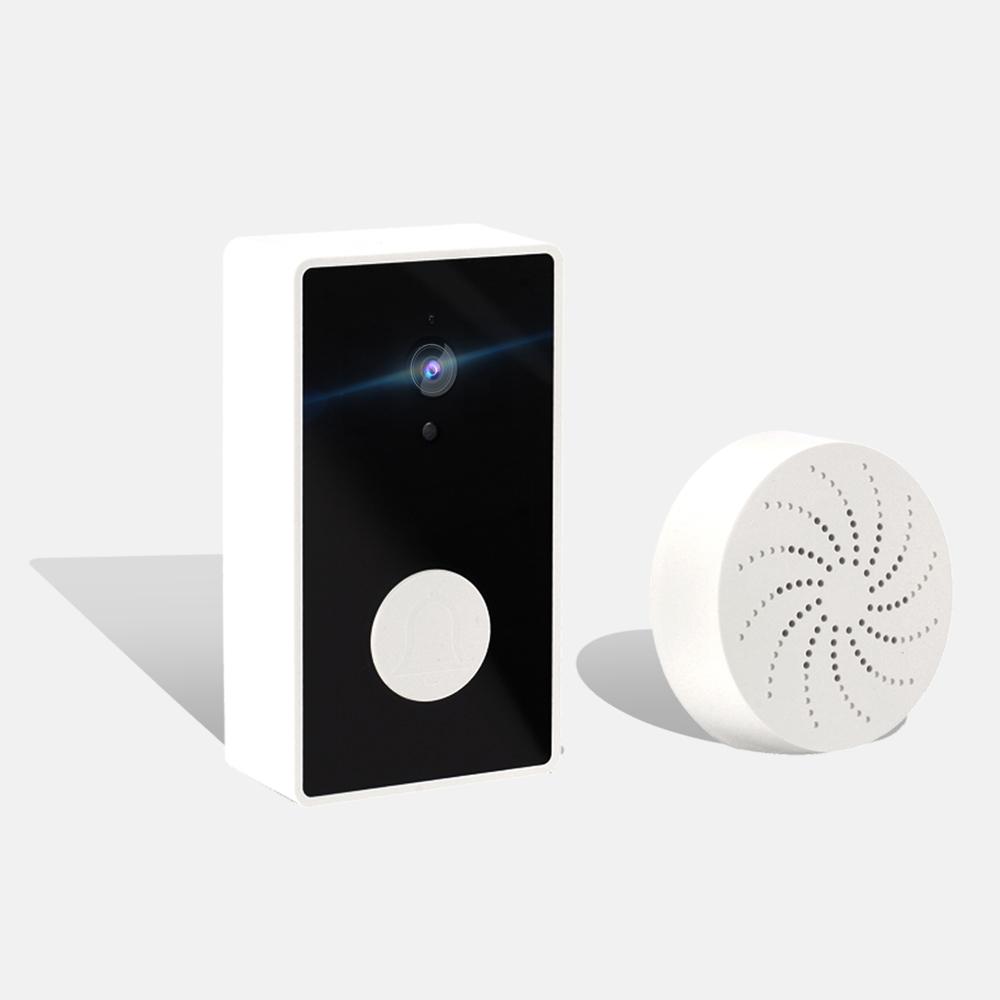 Tuya WiFi Video Doorbell Wireless Doorbell with Chime 2-Way Audio Infrared Night Vision Tuya APP Control