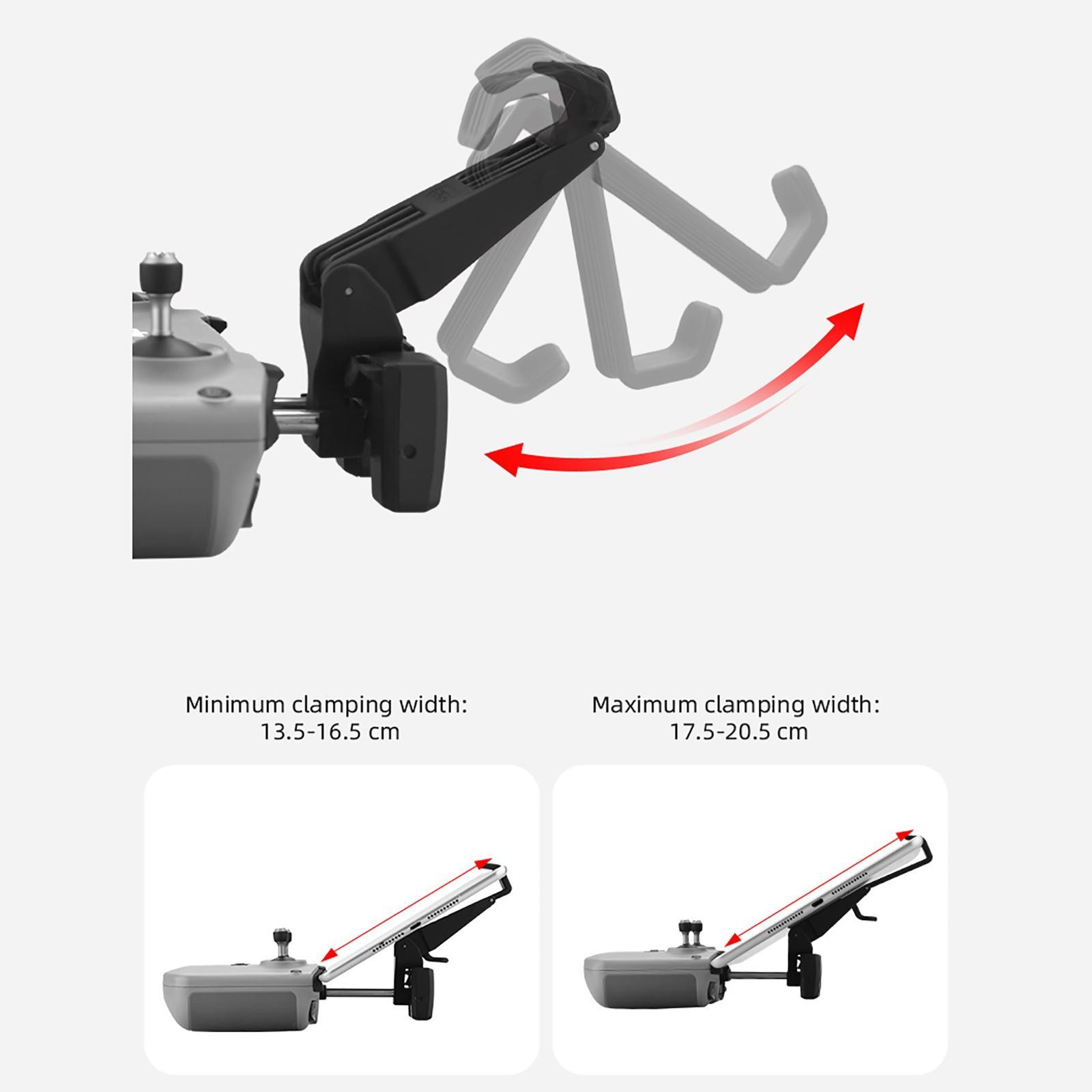 Tablet Extended Bracket Holder Wear Resistant Universal Tablet Clip Stand for DJI Air 2S