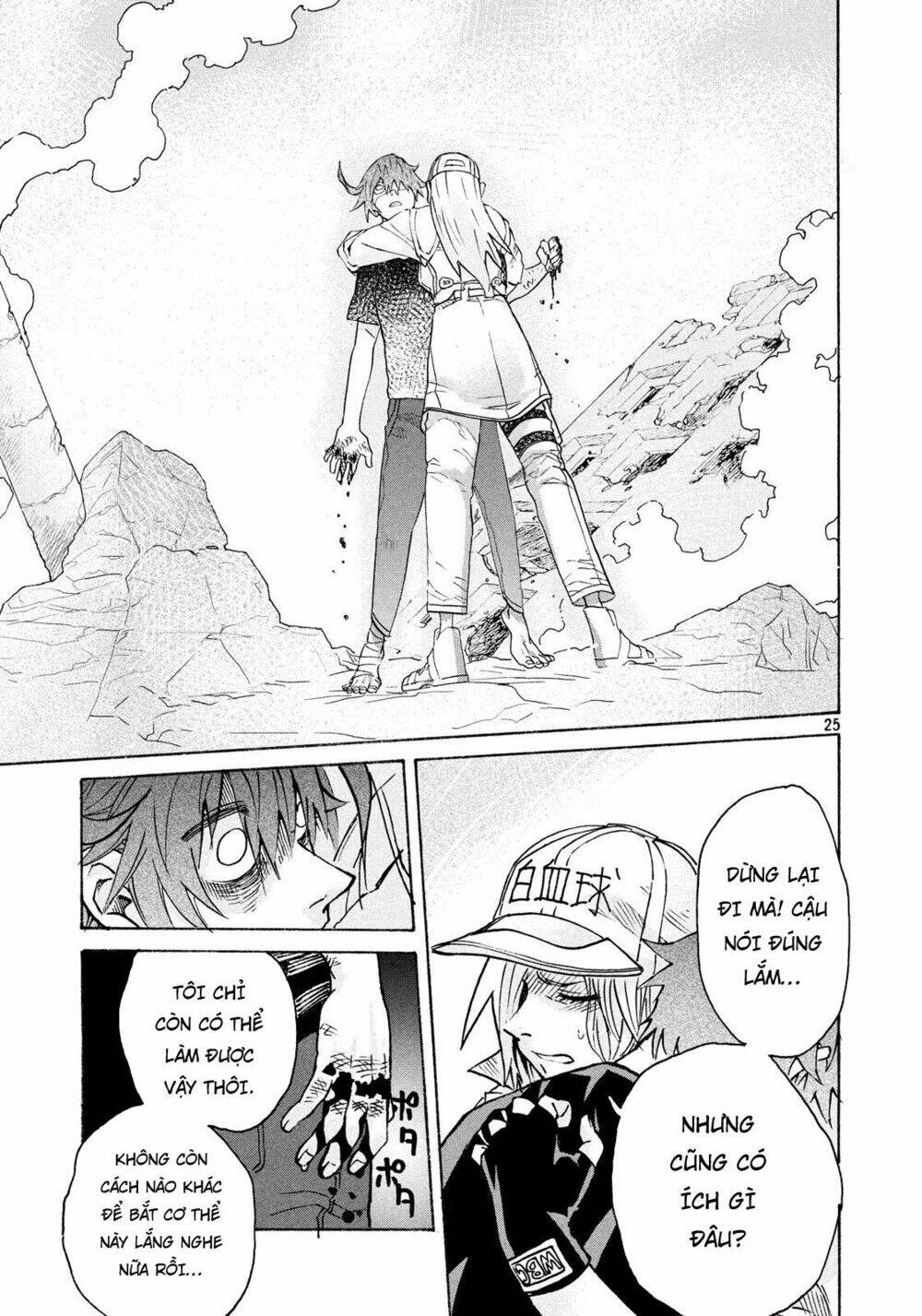 biệt đội tế bào black - hataraku saibou black chapter 8 25