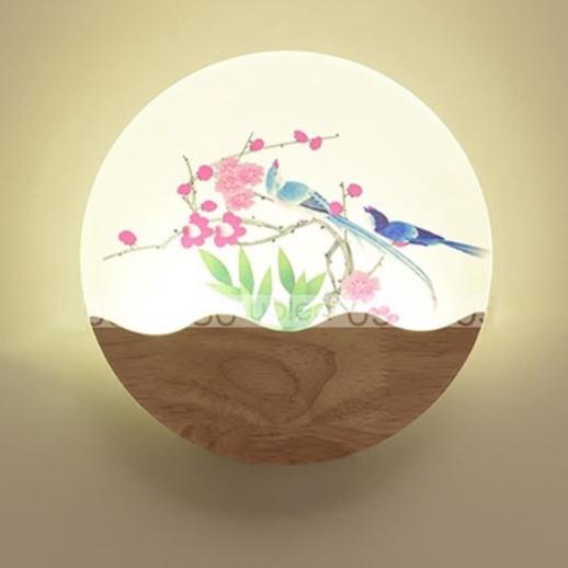 Đèn tranh LED 3D- đèn tường - đèn cầu thang đĩa LED VSLIGHT hiện đại