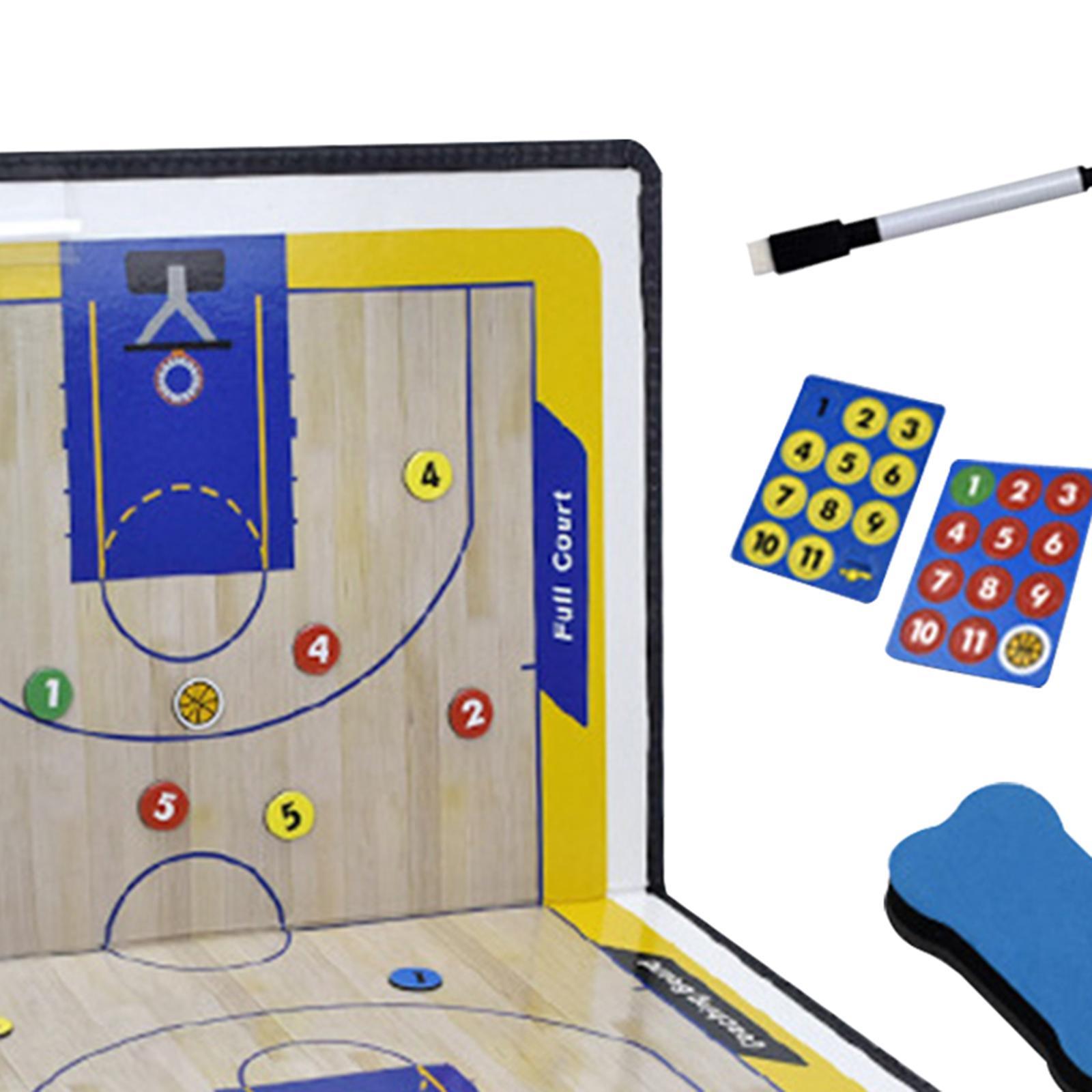Basketball Professional Strategy Board with Erasable Marker