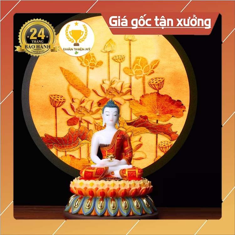 Đèn Thờ Hào Quang Trúc Chỉ In Cao Cấp Dành Cho Tượng Phật .