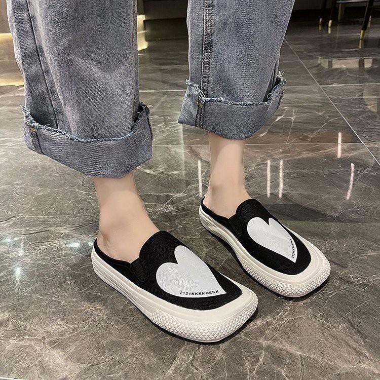 Giày Thể Thao Vải Bạt Thời Trang Hàn Cho Nữ