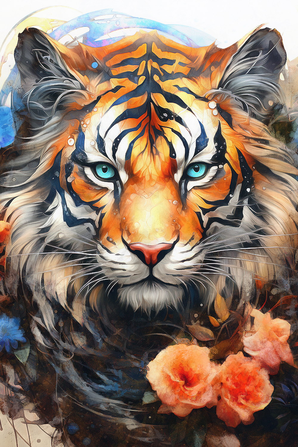 Quà tặng cho tâm | Tuổi Hổ | Tranh canvas nghệ thuật