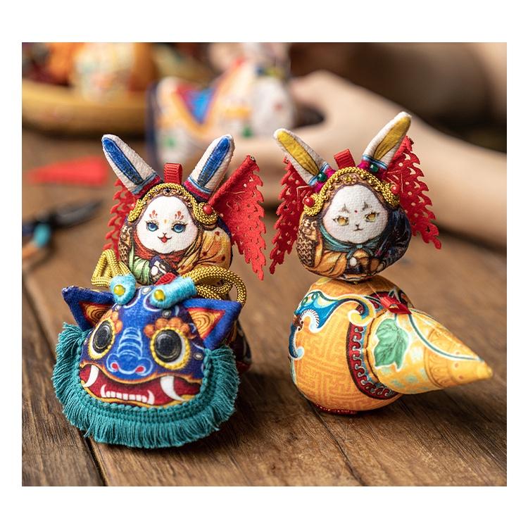 ( TRUNG THU DIY tự thêu thủ công THỎ CUNG TRĂNG- KIT NGUYÊN LIỆU TỰ LÀM TÚI THƠM TRUNG THU- Handmade Na Na Shop