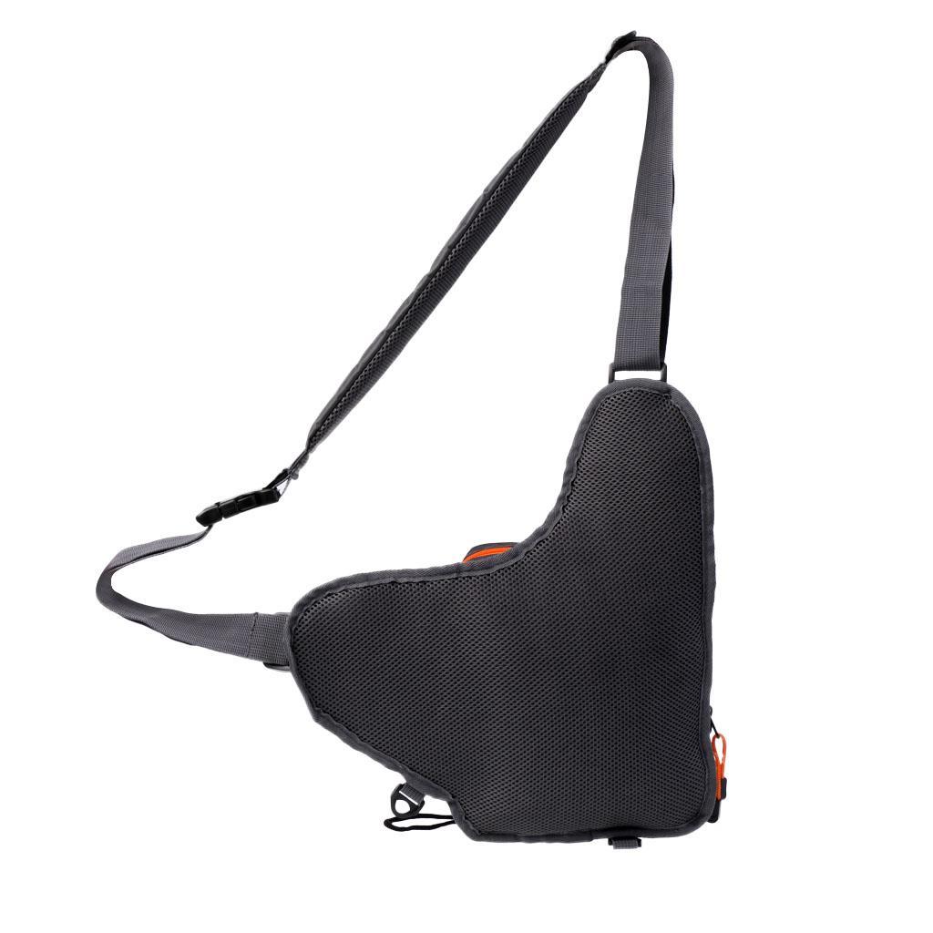 Sports Shoulder Bag Fishing Tackle Bag Crossbody Messenger Sling Bags