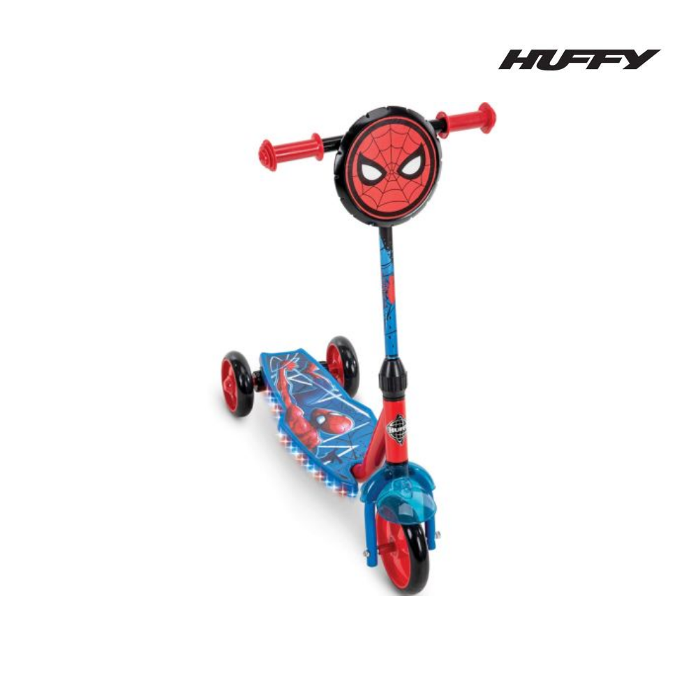 Đồ chơi xe scooter 3 bánh có đèn Spider-Man