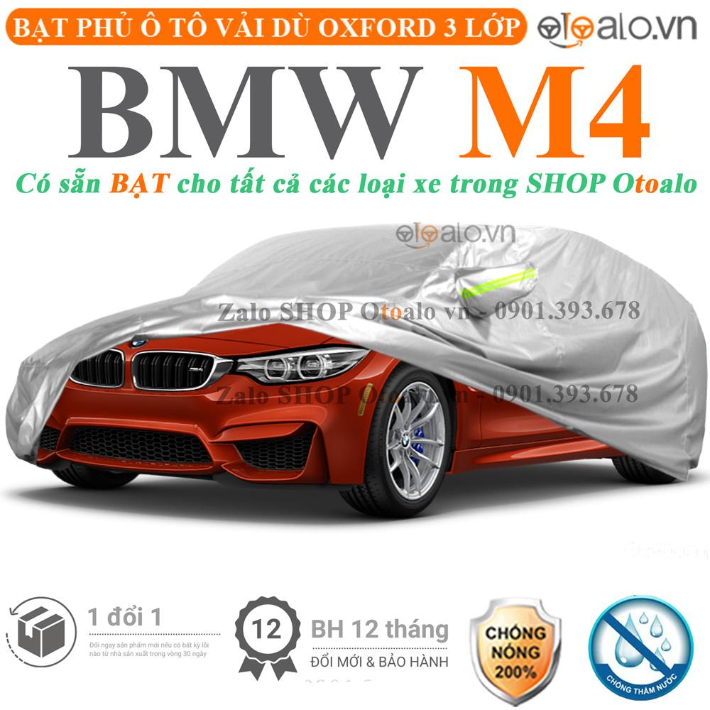 Bạt che phủ xe ô tô BMW M4 vải dù 3 lớp CAO CẤP BPXOT - OTOALO