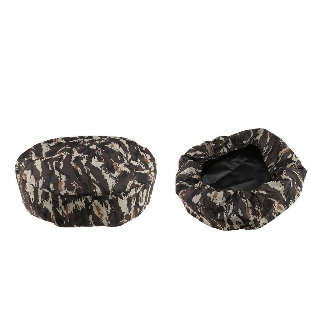 2pcs 15" Camo Car Truck Van Rear Spare Tire Tyre Cover Wheel Cover