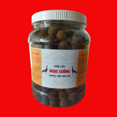 Mồi cóc rắn cho gà chọi hộp 300g-500g 520 viên
