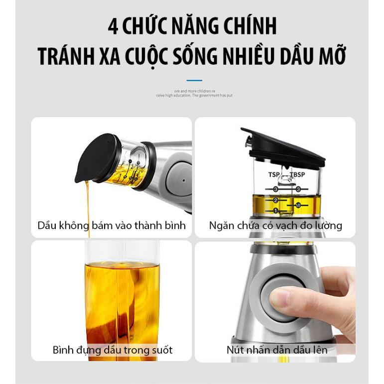 Bình Định Lượng Dầu Ăn Chuyên Nghiệp