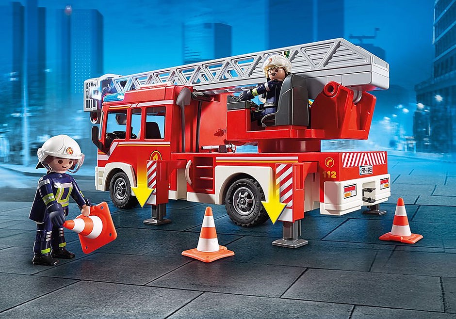 Đồ chơi nhập vai Playmobil XE THANG CỨU HỎA