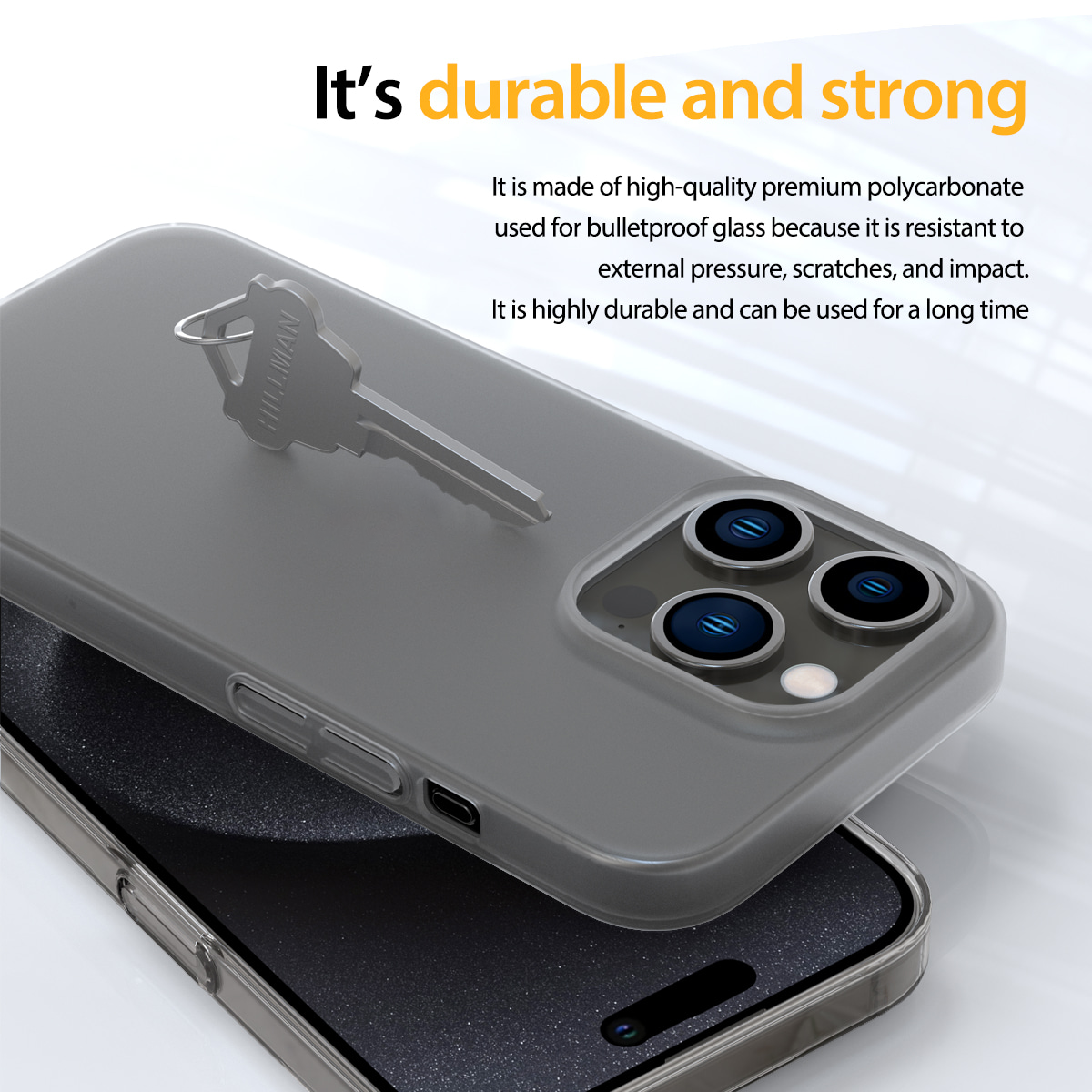 Ốp lưng trong suốt Araree cho iPhone 15 Pro Max | NUKIN - Hàng Nhập Khẩu