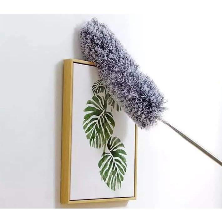 Chổi Quét Trần Gấp Gọn, Lau Bụi, Quét được mọi ngóc ngách trong nhà có thể kéo dài tới 2,8m
