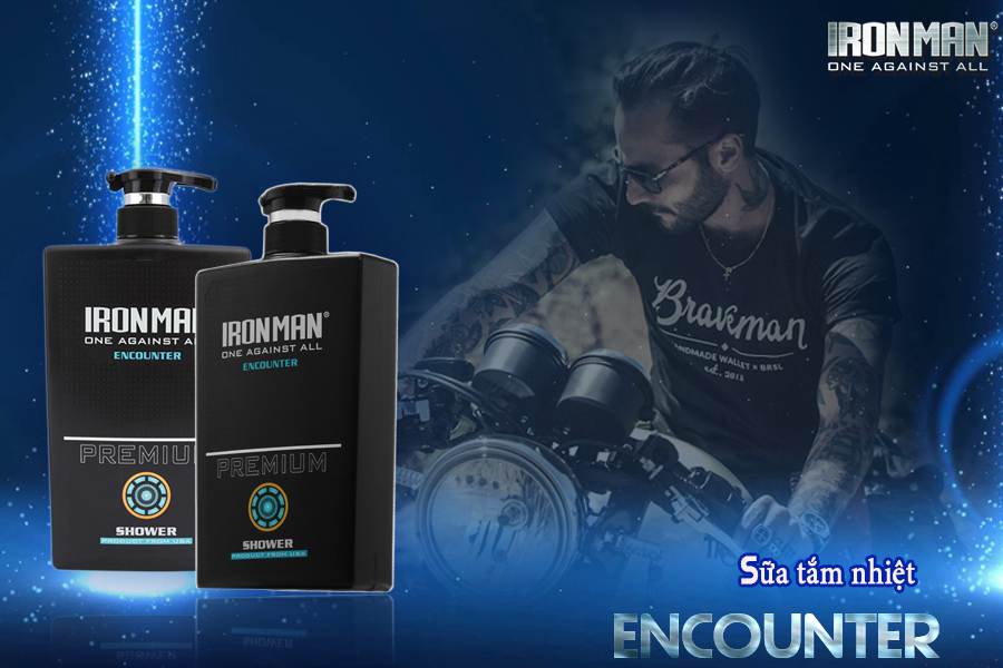 Sữa tắm nhiệt hương nước hoa Ironman Encounter 650g