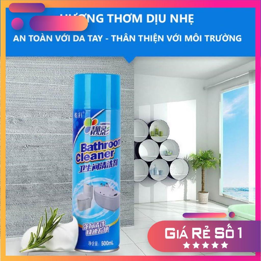 Chai xịt bọt tuyết tẩy rửa hiệu quả nhà tắm và nhà vệ sinh Bathroom Cleaner 500ml