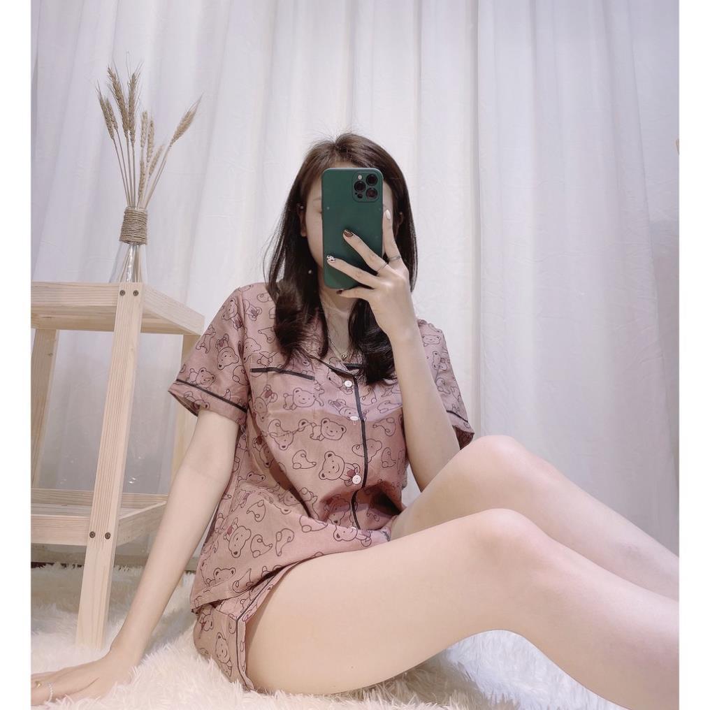 Bộ Cộc Pijama, Bộ Đồ Mặc Nhà Họa Tiết Hoạt Hình Siêu Cute