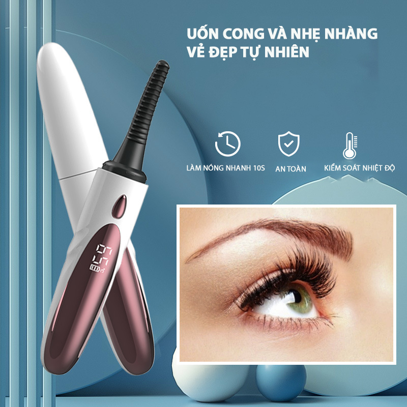 Máy Uốn Mi Bằng Nhiệt FINOSE S20 - Không Ảnh Hưởng Đến Mắt - Giữ Mi Cong Cả Ngày Dài