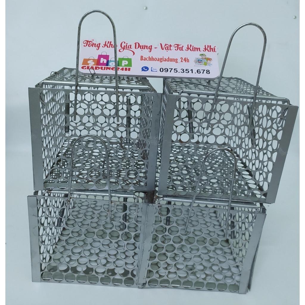 Bẫy chuột lồng sắt cỡ nhỡ 28 x15x15cm -hàng sắt Nam Đinh Có thể tái sử dụng-Giadung24h