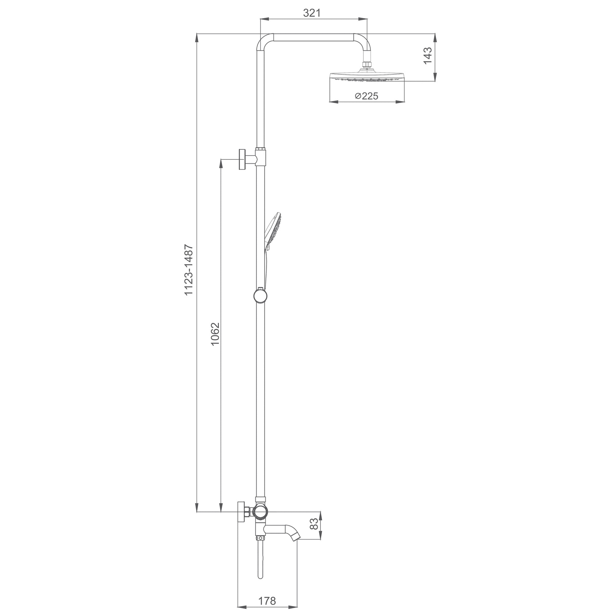 SEN TẮM CÂY NGA CAO CẤP KHÓA NHIỆT ĐỘ G2490- MẪU TRÒN