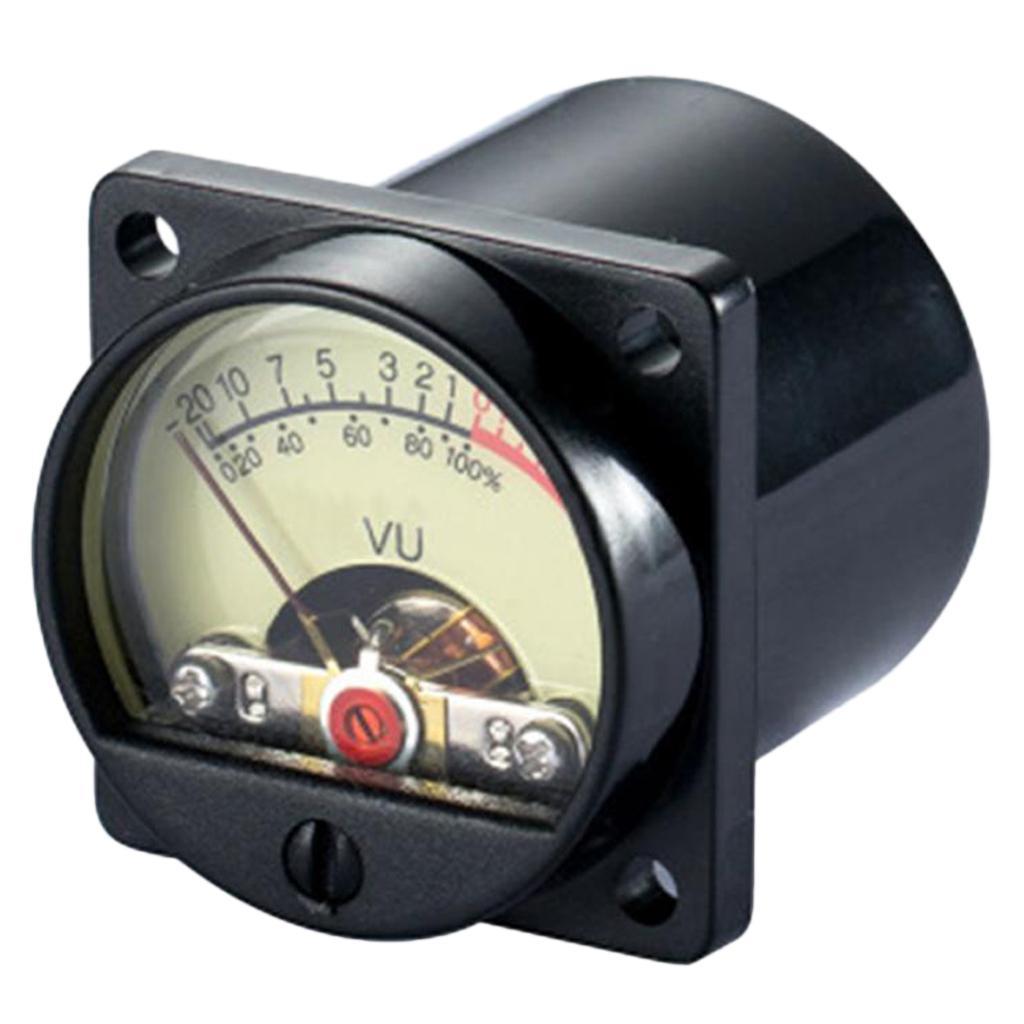 4x Vintage VU Meter Audio Level Indicator with