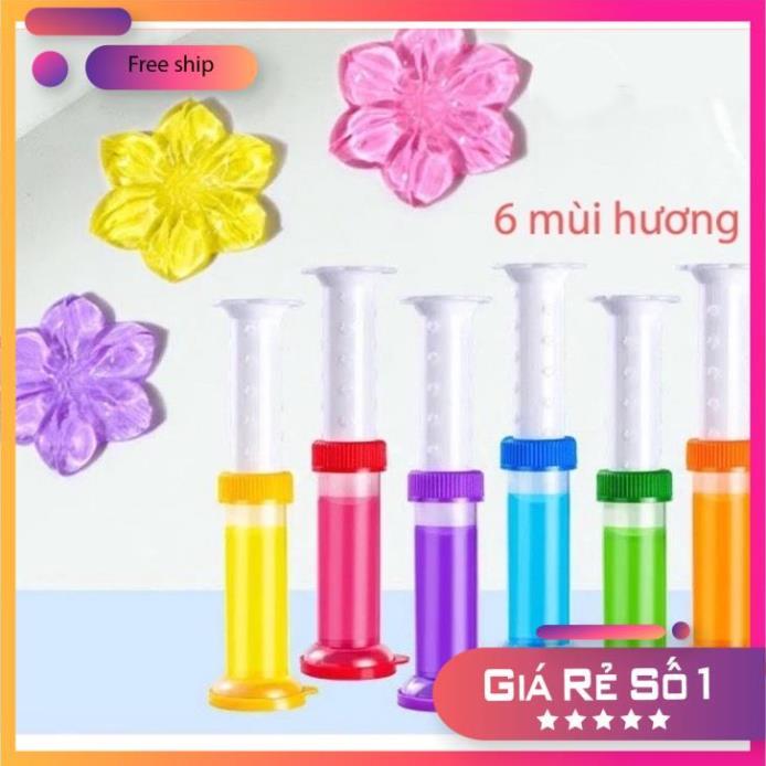 Gel Khử Mùi Bồn Cầu Hình Bông Hoa, Làm Sạch Khử Mùi Nhà Vệ Sinh Full Box