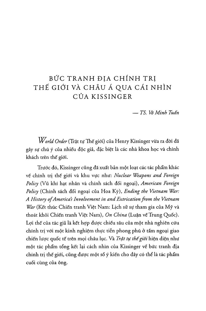 Trật Tự Thế Giới (Tái Bản 2023)