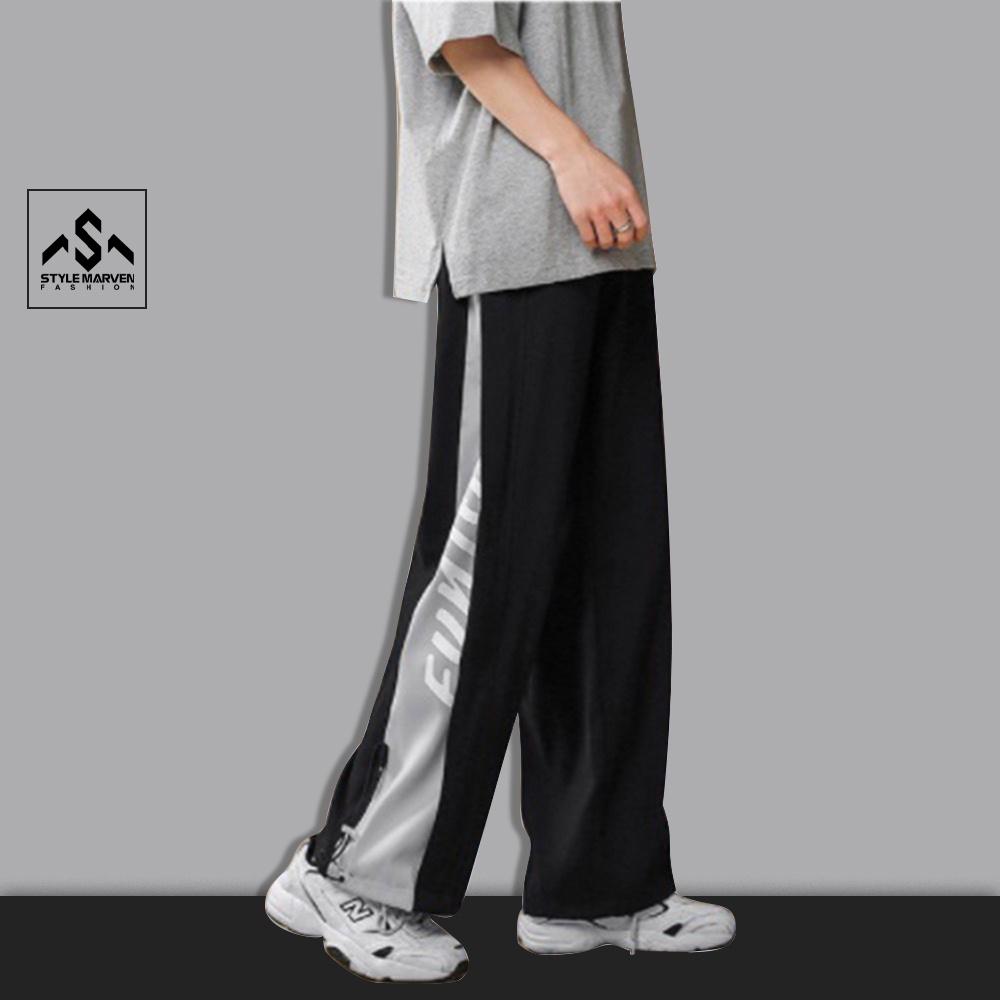 Quần Jogger Ống Suông Rộng Phối Viền Sọc Màu Kiểu Dáng Trẻ Trung Năng Động STYLE MARVEN - JOGGER NAM 90000100C2