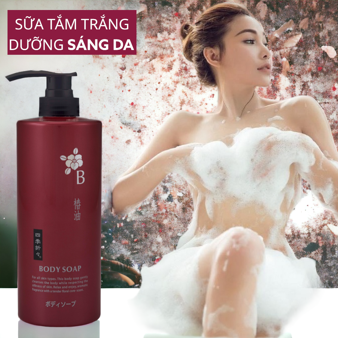 Sữa Tắm Shikioriori Body Soap Chiết Xuất Hoa Trà