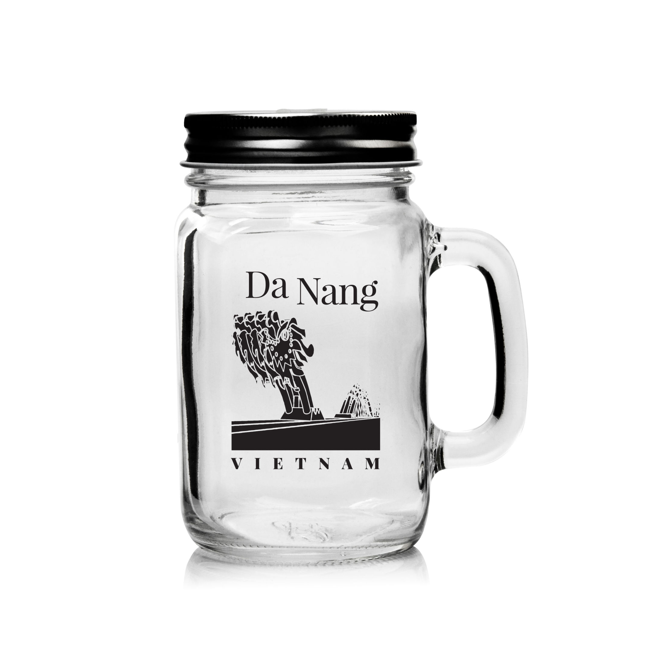 LY QUAI THỦY TINH TRÀ SỮA CÓ HOA VĂN HUẾ, HÀ NỘI,SÀI GÒN, ĐÀ NẴNG 450ML CAMDACO GLASS WARE