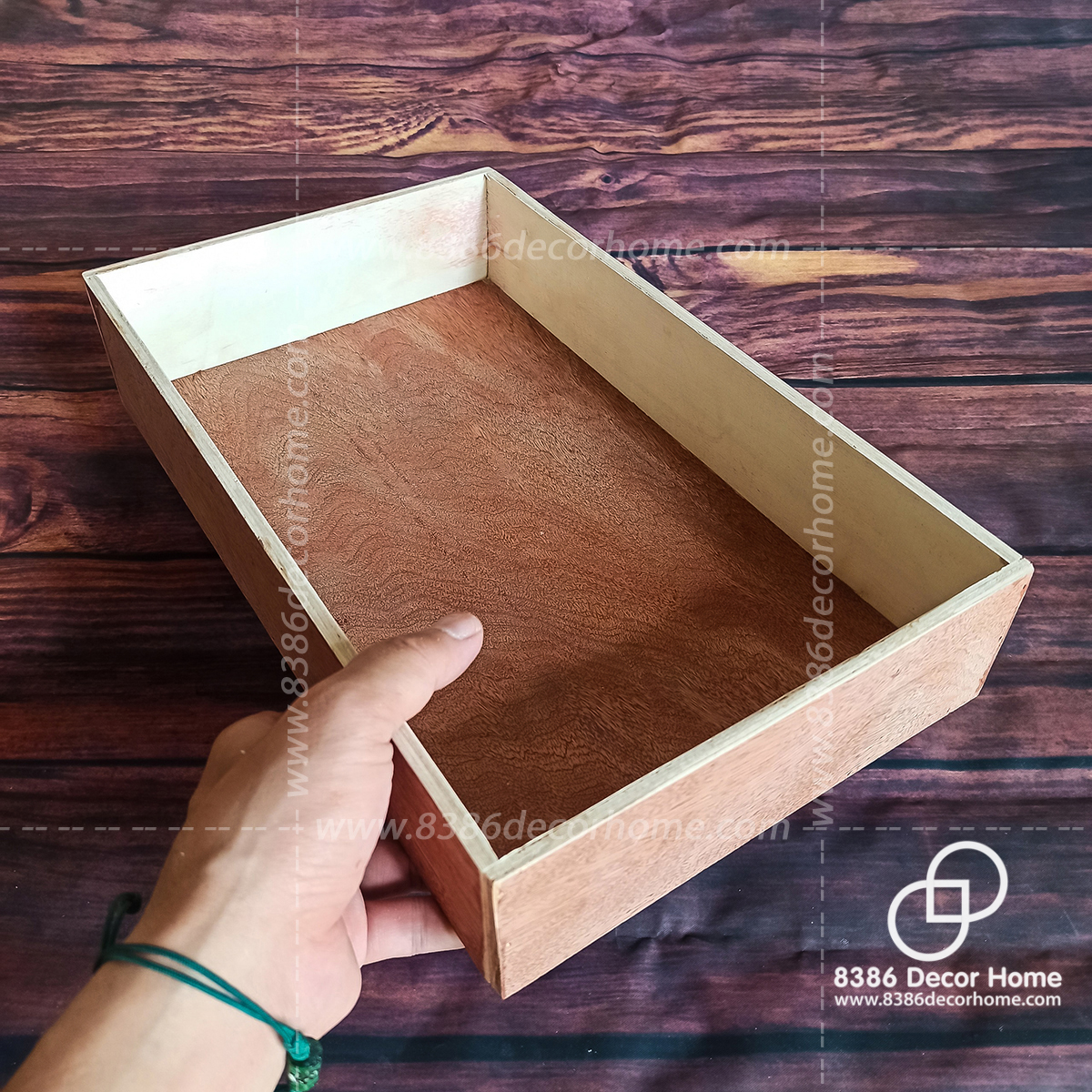 Hộp quà tết, khay gỗ gói quà, Hộp đựng đồ đa năng - Pallet gỗ thông