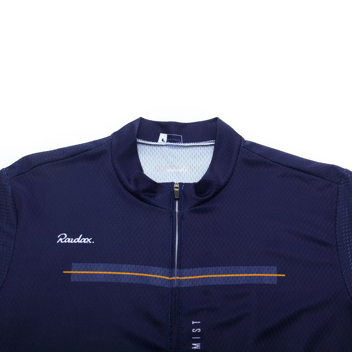 Đàn ông quần áo 2023 Mùa hè Raudax Cycling Jersey Blue Short Tay áo xe đạp Đội xe đạp Quick Dress Quần áo 19D Gel Pad Cycling Quần áo bộ quần áo Color: 1 Size: XL