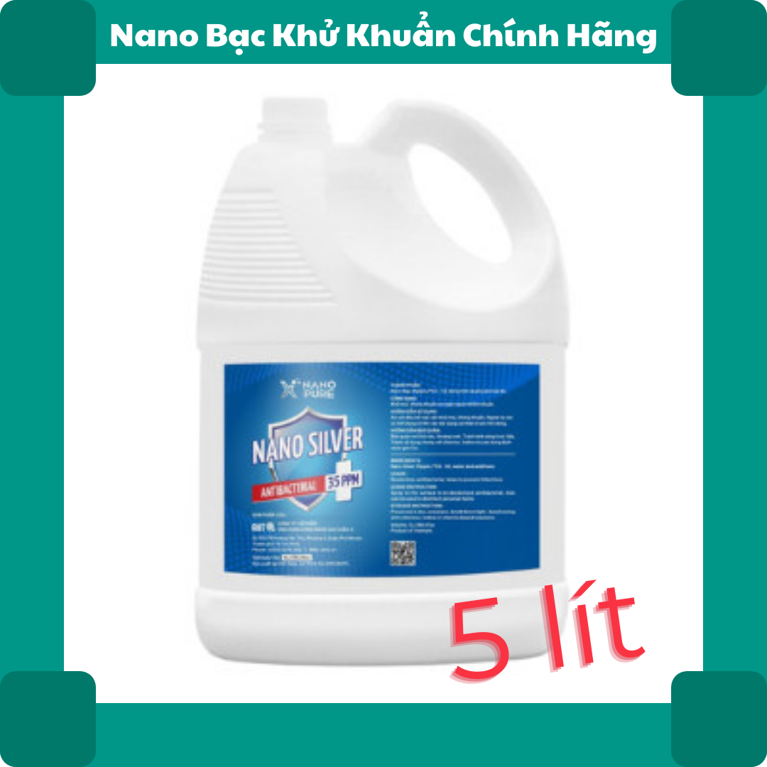 Dung dịch Nano Xpure Nano Silver 35ppm 5L