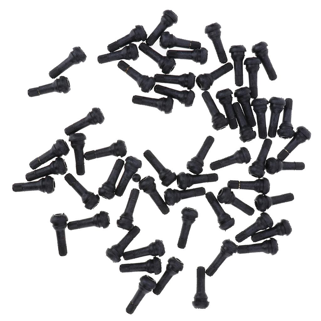 100 New Tire Pressure Monitoring System Tubeless Tire Valve Stems Snap in TR413
