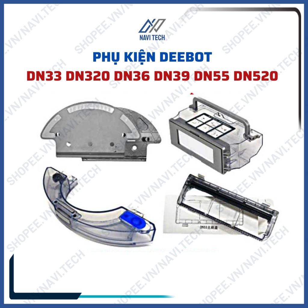 Phụ kiện nắp chặn chổi, gắn giẻ, hộp nước, hộp bụi cho Robot hút bụi Deebot DN33 DN320 DN36 DN39 DN55 DN520