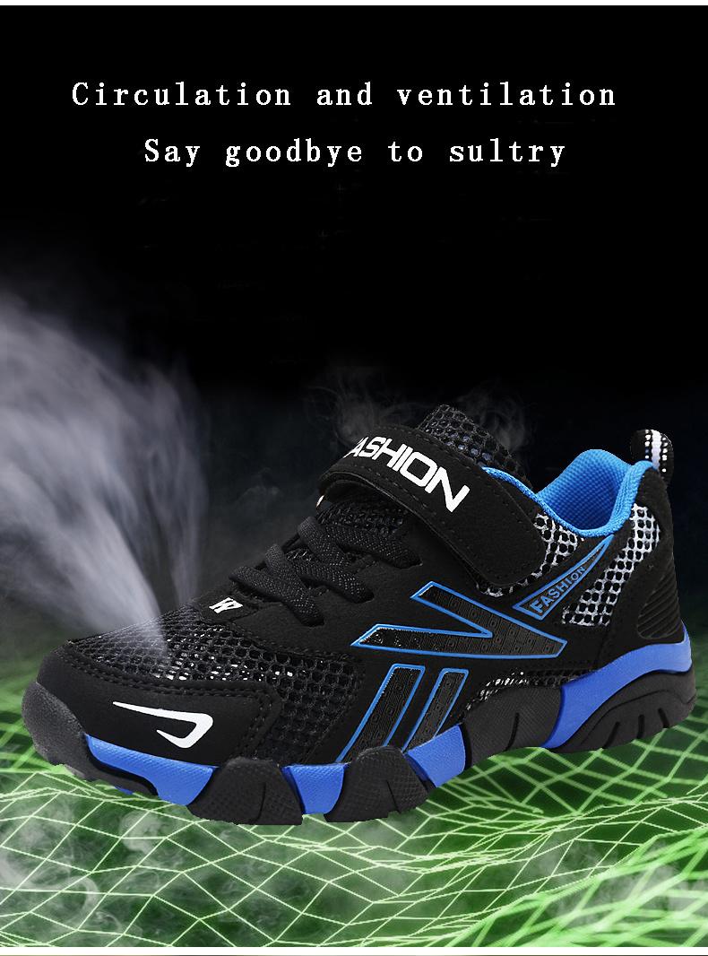 Trẻ em thoáng khí một đôi giày thể thao mùa hè Color: Blue Shoe Size: 34