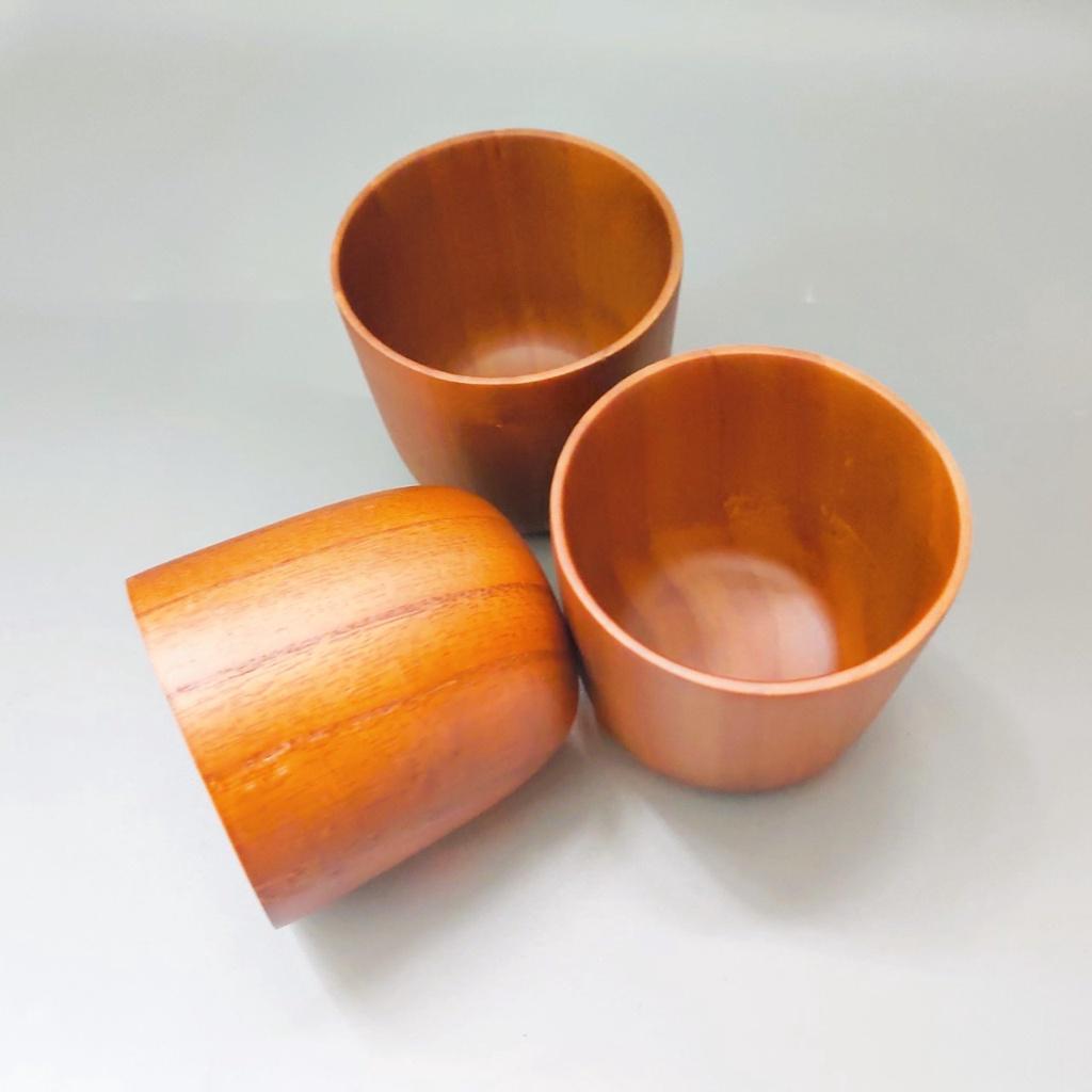 Cốc Ly Gỗ Xoan Tự Nhiên 8x8, Cốc Gỗ Uống Trà, Cà Phê An Toàn Cho Sức Khỏe