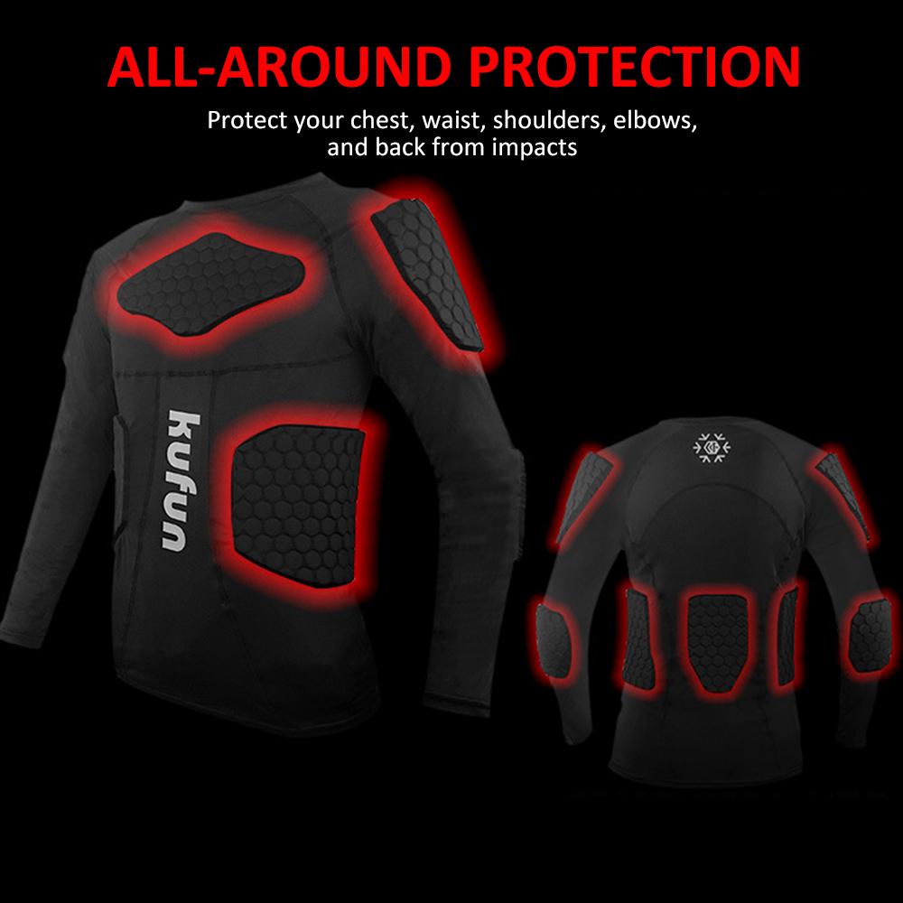 Áo khoác giáp ngực bảo vệ vai khuỷu tay eo để trượt ván trượt tuyết đi xe đạp