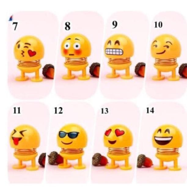 Thú nhún emoji lò xo vui nhộn