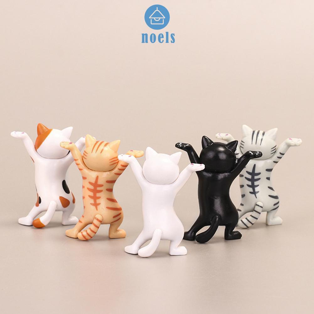 Bộ 5 Giá Đỡ Bút Hình Mèo Kitty Dễ Thương