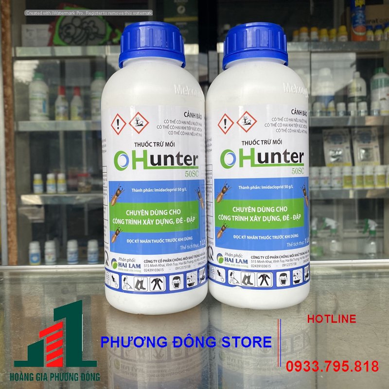 Thuốc diệt mối, phòng mối OHUNTER 50SC_ 1 lít