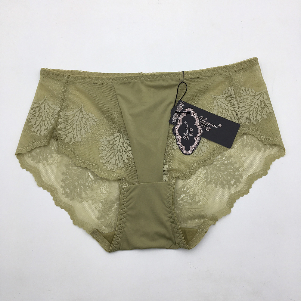 Quần lót nữ ren pha cotton lạnh mềm mại, nâng mông, kháng khuẩn,co giãn 4 chiều, ôm sát cơ thể cao cấp
