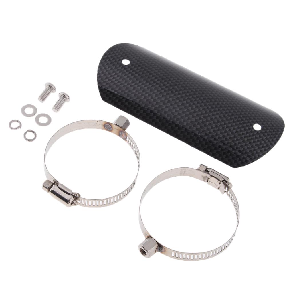 Phép Lạ Chiếu 2 chiếc Xe Máy Xả Hút Ống Giữ Nhiệt Nắp Bảo Vệ Gót cho Harley