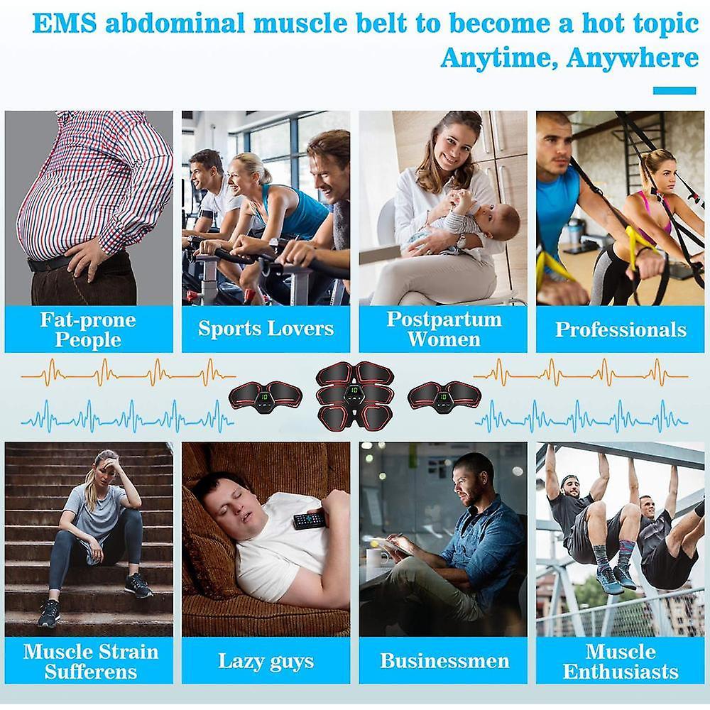 Miếng dán cơ bụng thông minh Dụng cụ thể dục dụng cụ thể dục cơ bụng EMS tại nhà