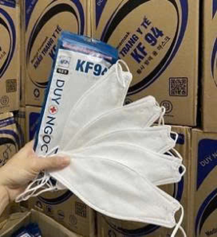 THÙNG 300 CÁI KHẨU TRANG NGƯỜI LỚN KF 94. KHẨU TRANG CÁ 4D KHÁNG KHUẨN ÔM SÁT