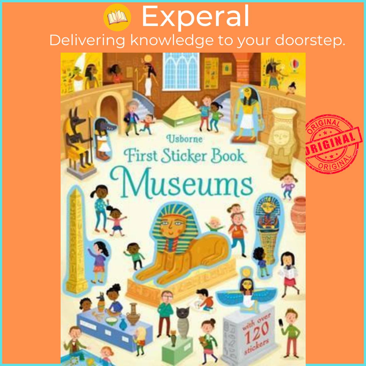 Sách - First Sticker Book Museums by Holly Bathie