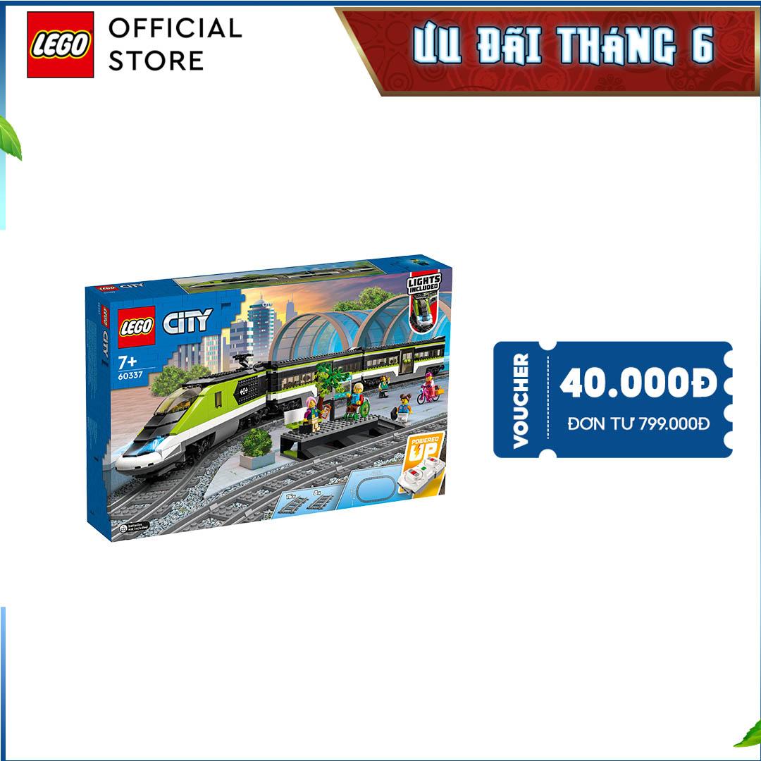 LEGO City 60337 Tàu tốc hành vận chuyển hành khách (764 chi tiết)